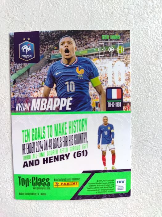 PANINI FIFA TOP CLASS 2025 Unbeatable 269 Kylian Mbappe