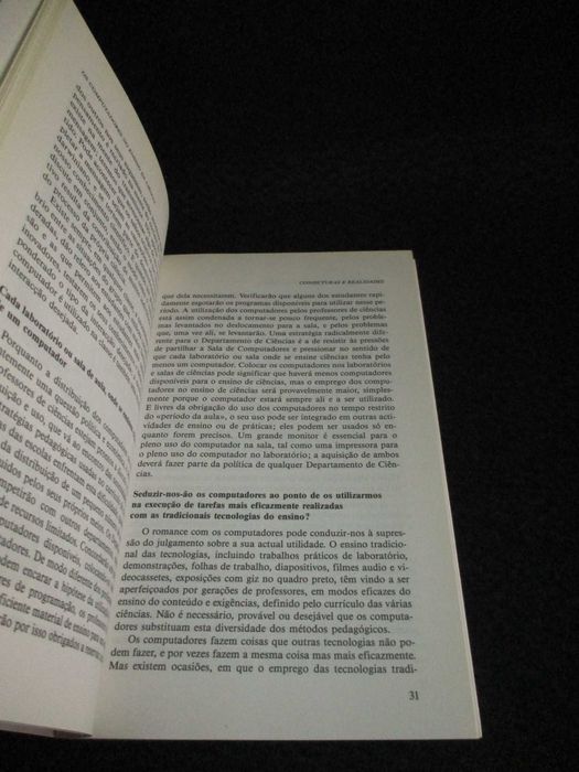 Livro Os Computadores no Ensino da Ciência Brian Kahn 1ª edição 1991