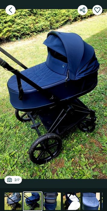 Люлька cybex priam navy blue