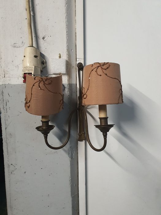 Aplique parede com abajours