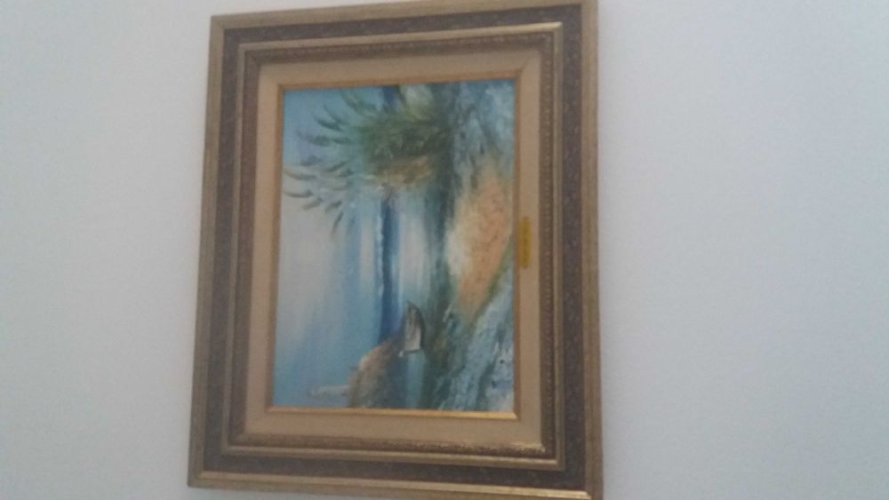 Quadro pintado a tinta de óleo