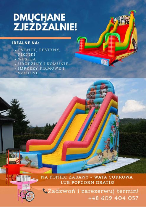 Wynajem Dmuchanych Atrakcji Dla Dzieci
