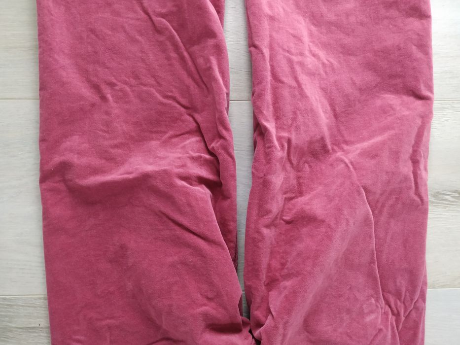 Malinowe spodnie typu Wide Cool Club rozm. 140
