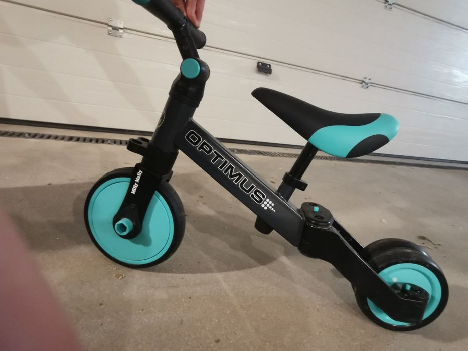Rowerek 3w1, Optimus, Milly Mally mientowy