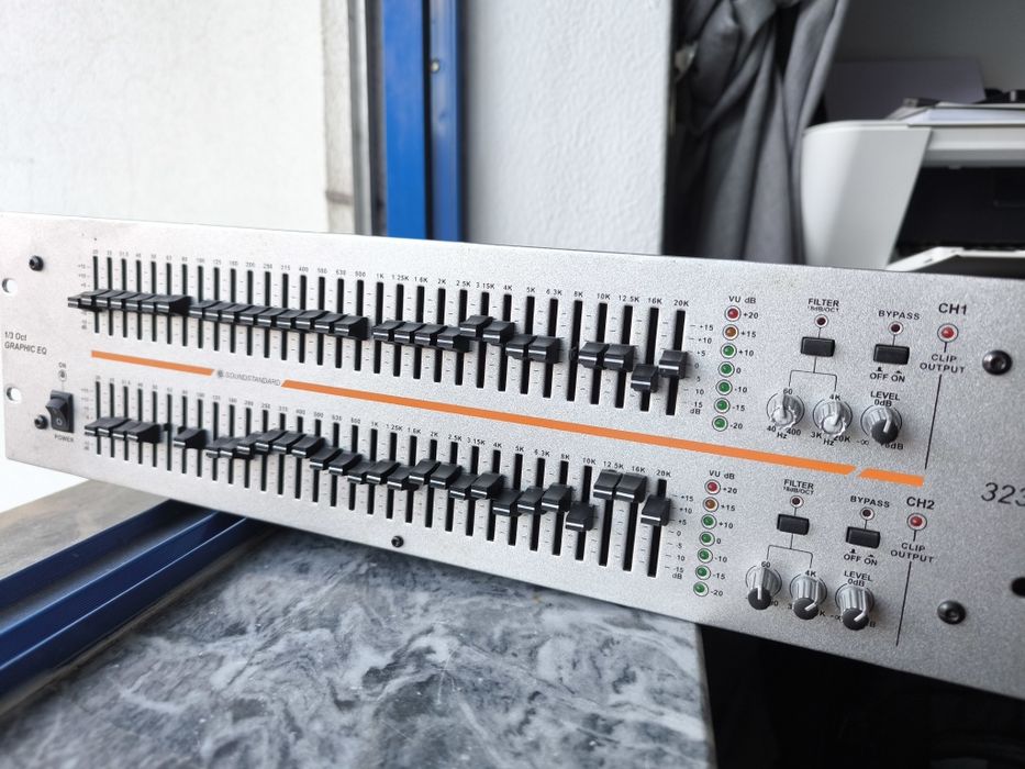 Equalizador Gráfico Profissional Soundstandard 3231B (Dual 31 Bandas - Rack 3U)