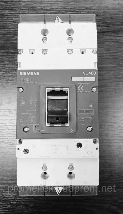 Рубильник, автомат Siemens VL400 315A