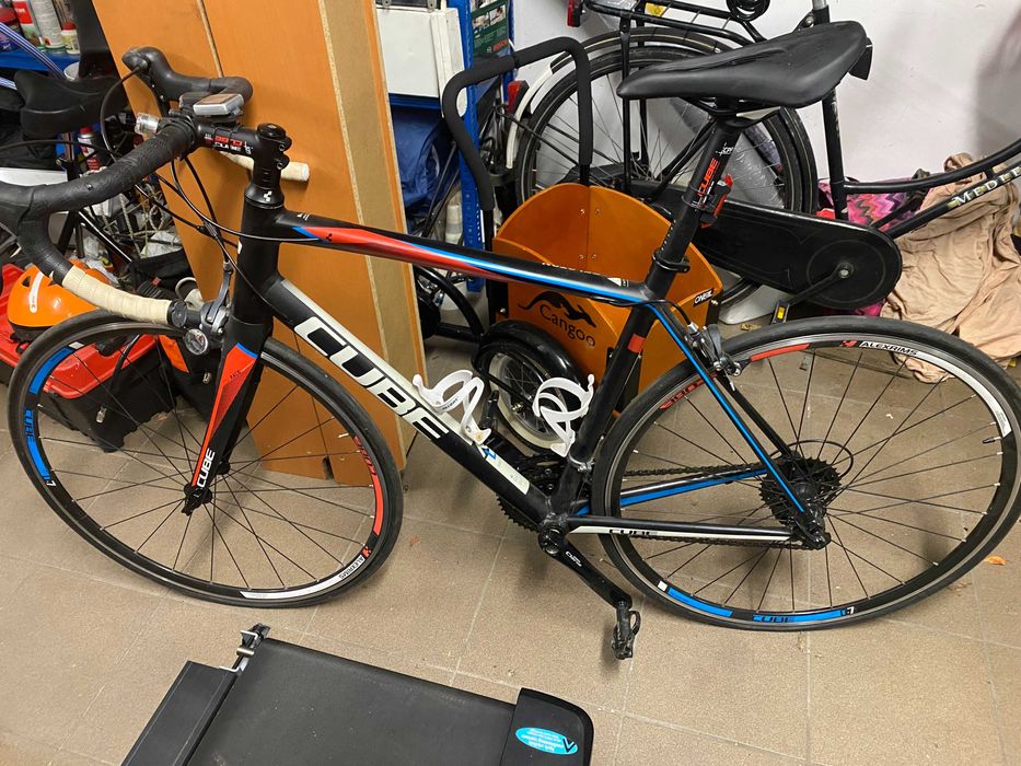 Rower szosowy CUBE PELOTON, rozm L, Alu+Carbon, 1 wł, stan BDB
