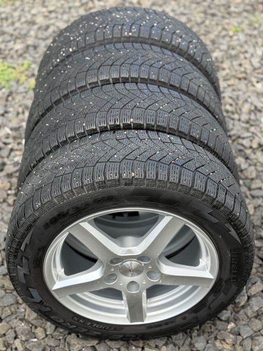 Продам диски Nissan Leaf 5/114,3 r16 з Шинами зима 205/55 r16 з Норвегії.