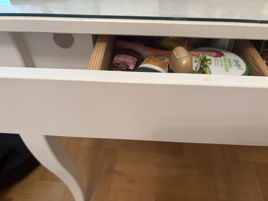 Toaletka biała ikea Hemnes 100x50 cm