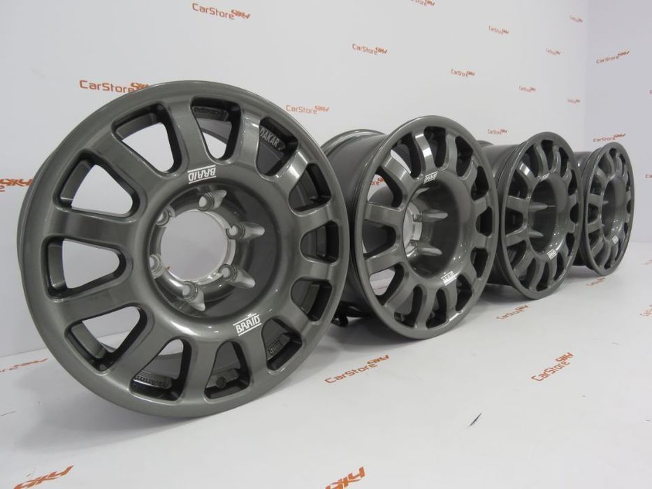 Jantes Braid Dakar Antracite 16 x 7 6x139.7 + 6x114.3 + 5x127 + 5x114.
