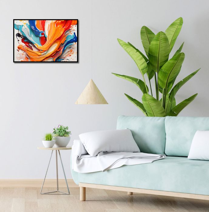 Plakat 60x40cm Taneczne Fale