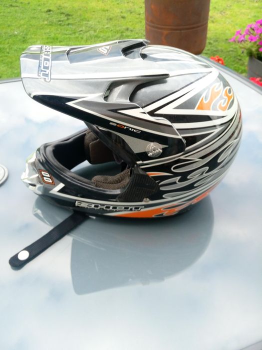 Kask shoot sonic YL 52cm, cross, quad, hulajnoga
