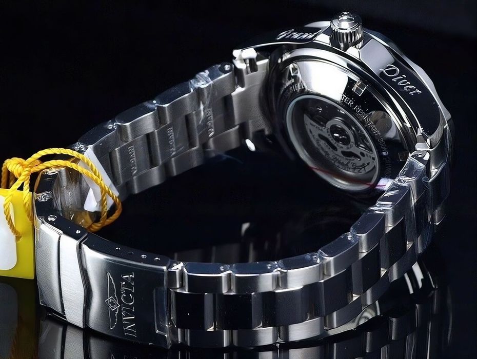 Часы Invicta 10640 Grand Diver Automatic Silver Black 47 мм. 300