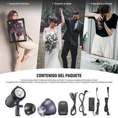 Flash NEEWER ML300 com bateria e disparador
