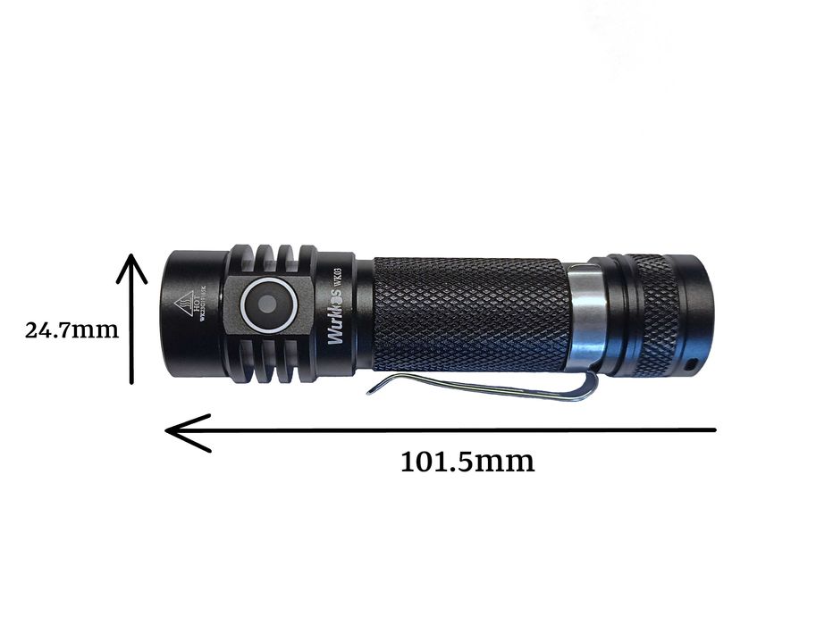 Wurkkos WK03 latarka LED 1800lm EDC lepsza od OLIGHT SOFIRN