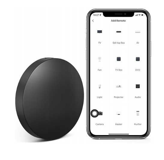 Inteligentny pilot na podczerwień/uniwersalny pilot Tuya IR RF