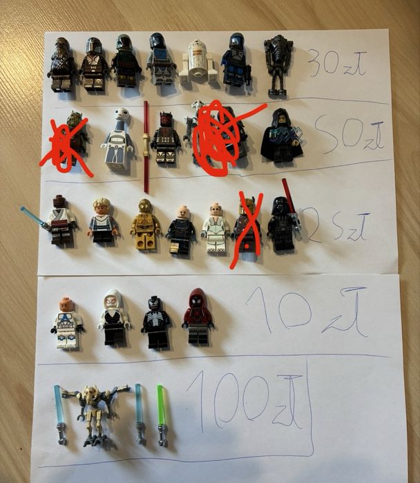 Figurki lego star wars