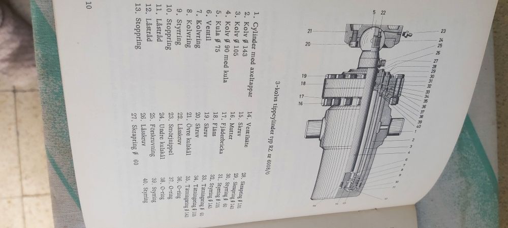 Livro "HYDRAULISK TIPPUTRUSTNING" da SCANIA-VABIS 50/60 (Raridade)