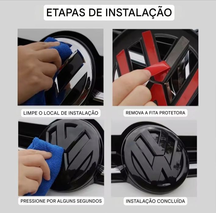 Simbulo preto vw  MK8