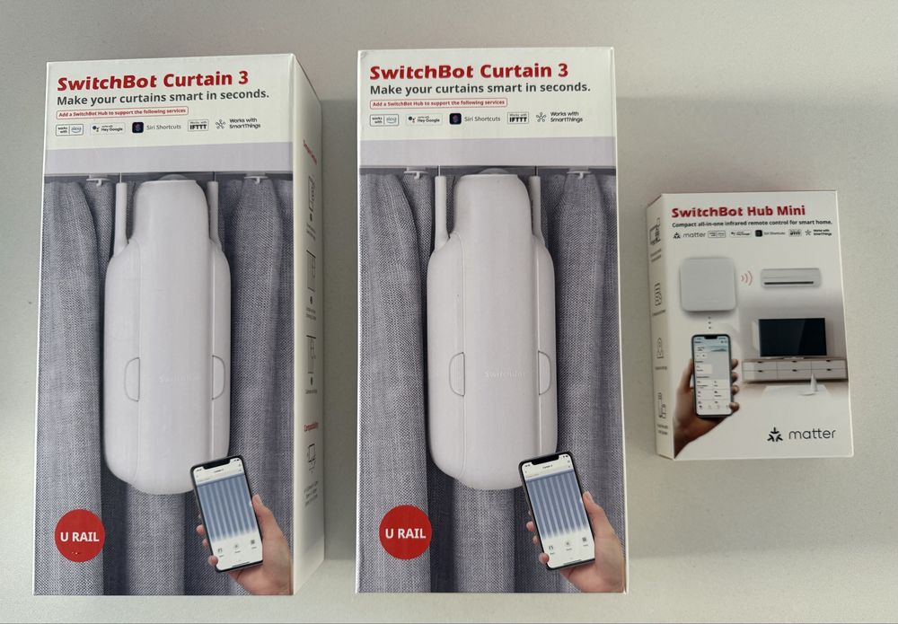 Switchbot Curtain 3 + Hub Mini (Matter)