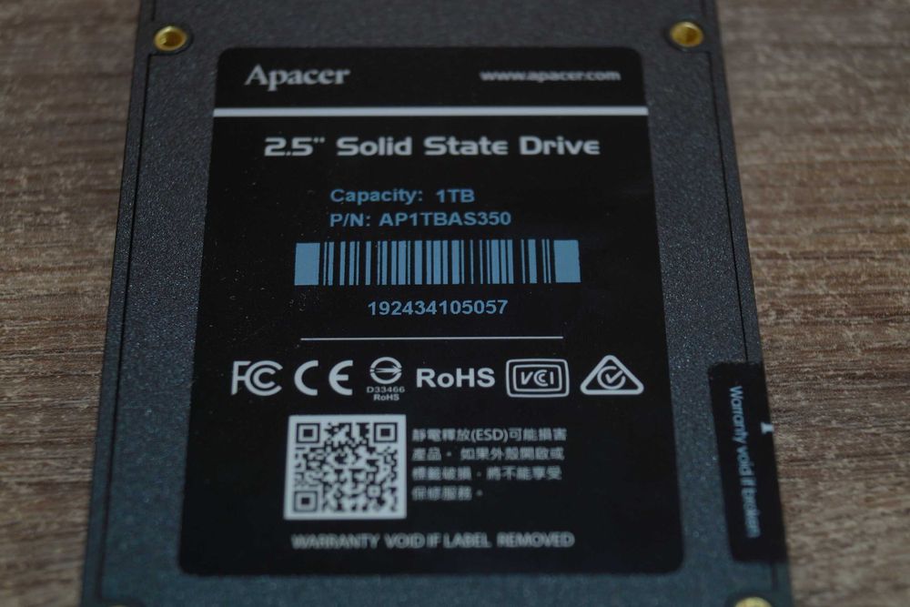 SSD накопичувач Apacer AS350 Panther 1 TB TVOYO