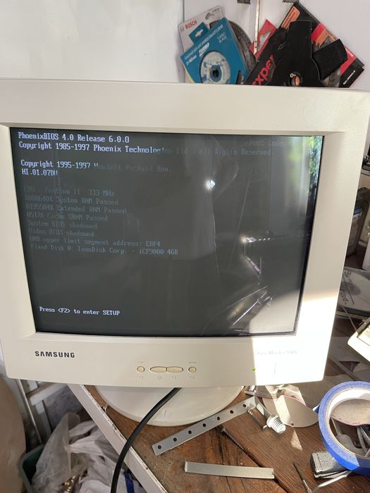 Продається системний блок hp vectra pentiumII 333mmx