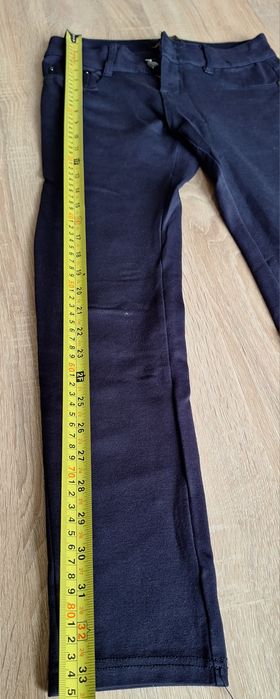 Damskie skinny 36/38 S/M granatowe