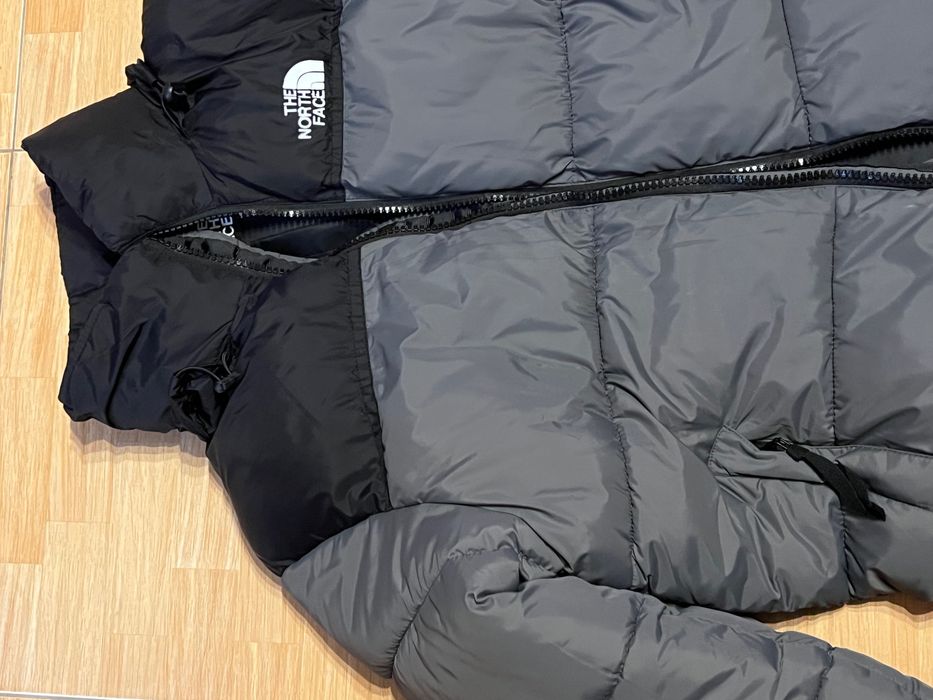 Casaco the north face preto e cinza