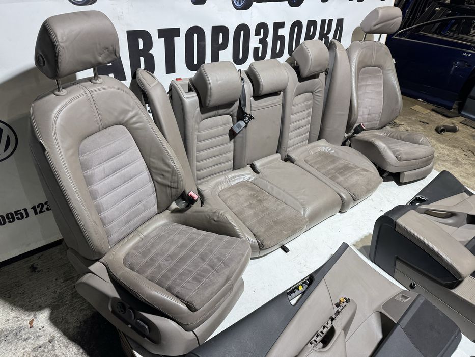 Сидушки електро фул Пассат Б6 алькантара салон сиденья passat b6