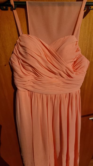 Salmon Pink Formal Dress