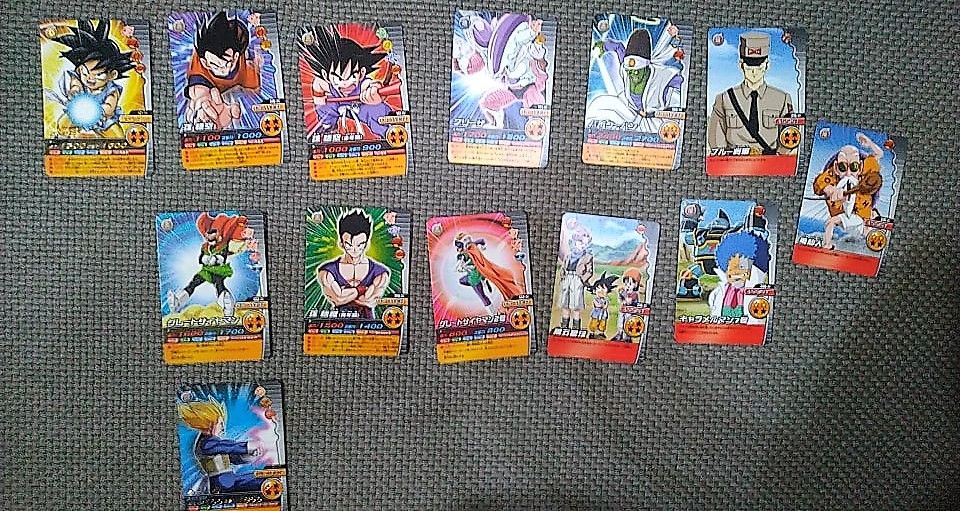 Cartas do Japão Dragon Ball