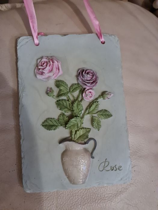 Płytka do zawieszenia,  kwiaty