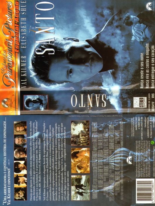 Filme em VHS - O Santo