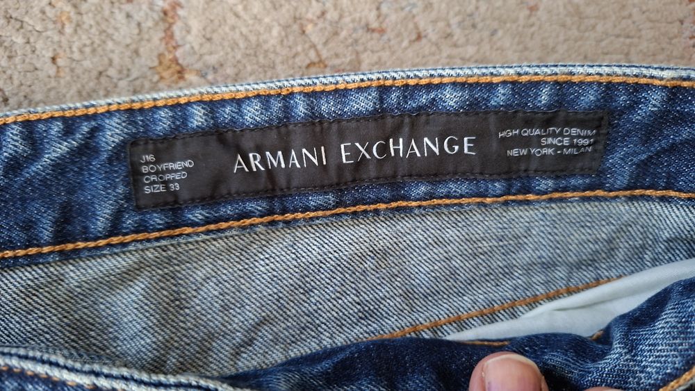 Armani Exchange jeansy damskie boyfriend r. 33R