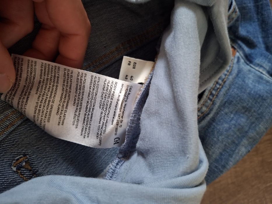 Jeans ciążowe C&A rozmiar L