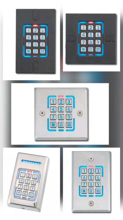 клавіатура з підсвіткою автономний контролер та зчитувачем карток
