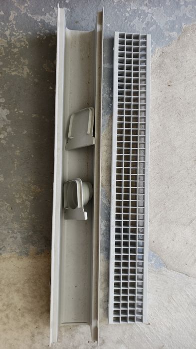 Canal com grelha PLÁSTICO C100xL13xA10cm Nove