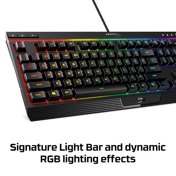 Клавіатура дротова ігрова HyperX Alloy Core RGB Black UA USB Б/У