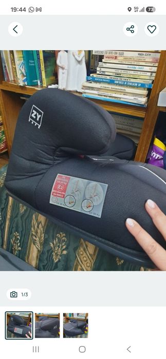Banco de criança para carro da zipy