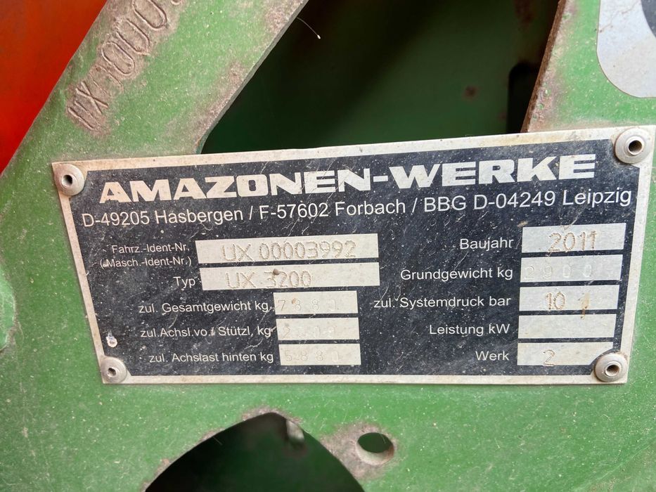 Обприскувач причіпний Amazone UХ3200, МЦ10000179