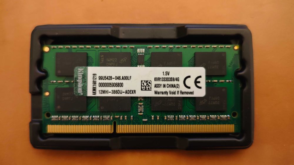 Memória DDR3-1333 CL9 SDRAM 4GB