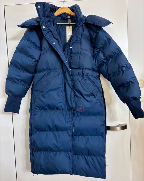 adidas by Stella McCartney długi puchowy płaszcz  XS, S, M , L