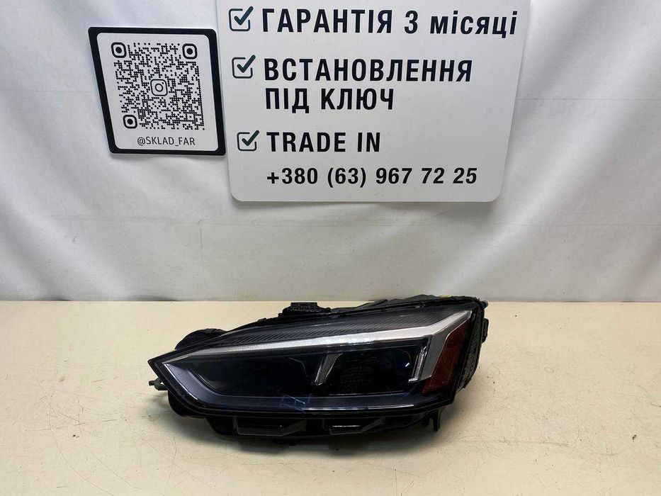 Фара оптика AUDI A5 A5RS 8w6 dorest full led USA ауди а5 сша лед