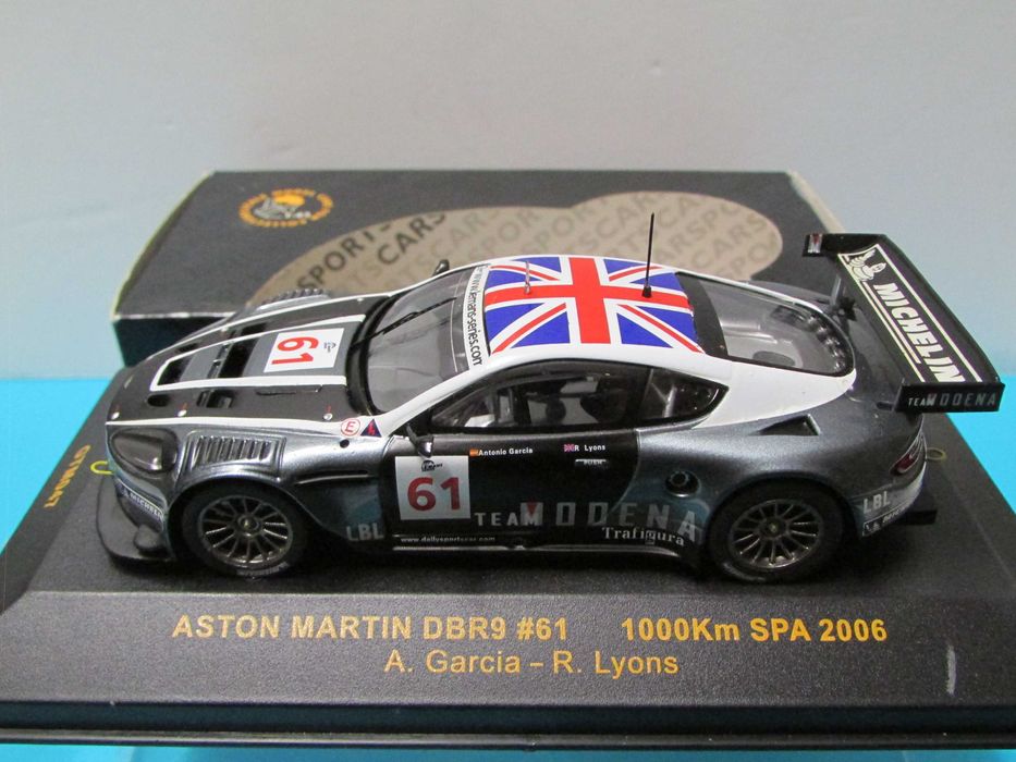 Aston Martin DBR9 #61: 1000 km SPA 2006 - Ixo Models esc 1/43