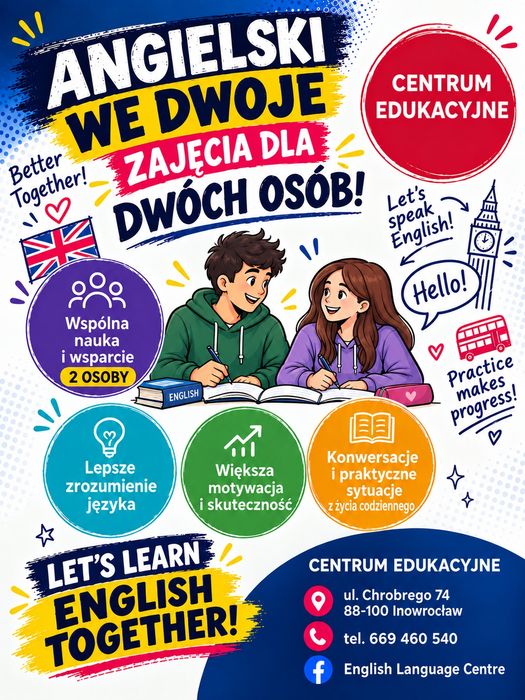 angielski we dwoje - szkoła podstawowa
