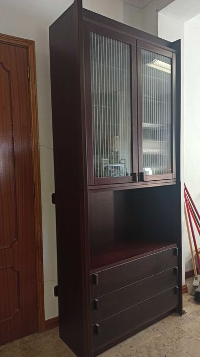 Móvel Arquivador Alto Madeira Maciça