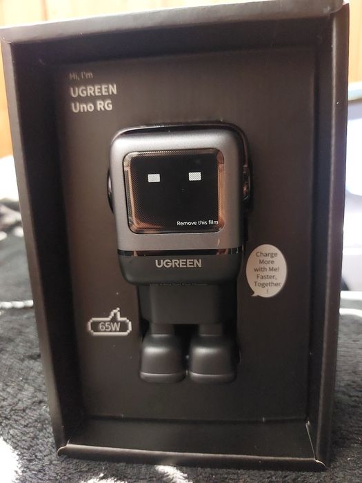 Ładowarka sieciowa UGREEN Uno RG Robot GaN 65W NOWA