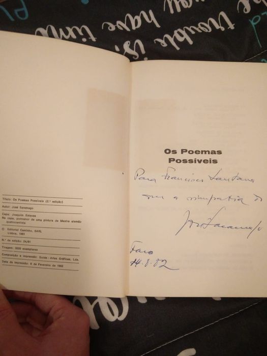 Livros Autografados de José Saramago