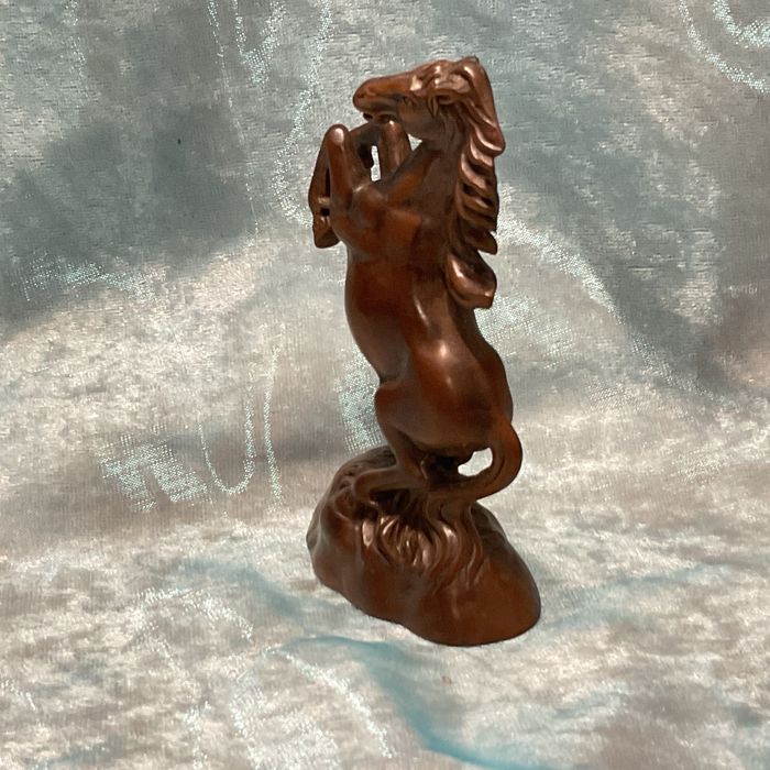 Escultura cavalo Madeira exótica