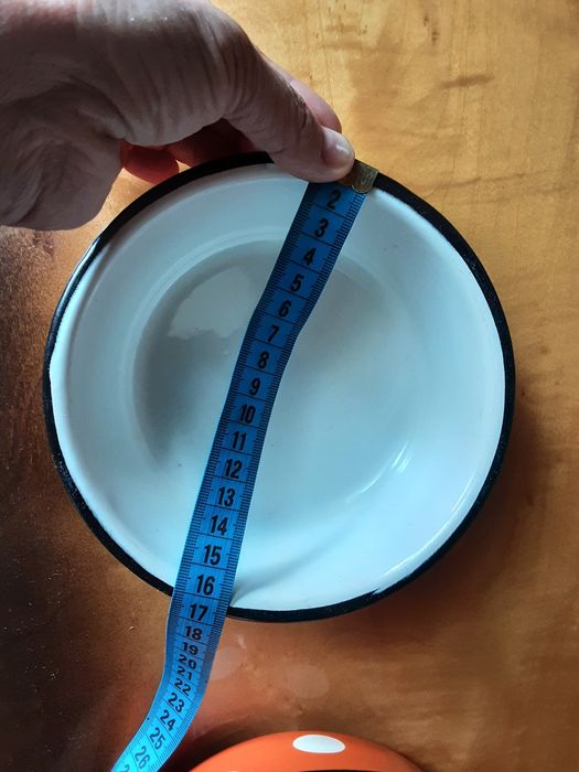 Stare miski emaliowane Unikat